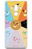 Huawei Mate 10 Pro uyumlu Pokemon 29 Telefon Kabı Eevee Evrimi