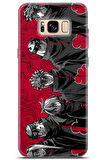 Samsung Galaxy S8 uyumlu Manga 13 Silikon Kapak Akatsuki Shippuden Naruto