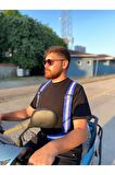 Fosforlu Reflektörlü Yüksek Görünümlü Vücut Yeleği Siyah (YENİ YASAYA UYGUN)