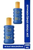 Nivea Sun Güneş Kremi Çok Yüksek Koruma Spf50 200 ml Sprey2 X2