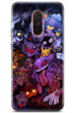 Xiaomi Pocophone F1 uyumlu Pokemon 17 UV Kapak Pokemon Hayaletler