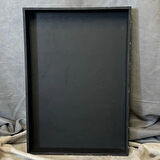 Uretti - Funda 1603 - El Yapımı Ahşap Yılbaşı Temalı Duvar Panosu - 28 x 40 cm