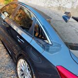 Honda Civic Fe1 2022 Sonrası Uyumlu Kelebek Cam Izgarası Kelebek Cam Vizörü Havalandırma Sağ Sol Takım Parlak Siyah