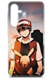 Samsung Galaxy A35 5G uyumlu Pokemon 22 TPU Silikon Ketchum Pikachu