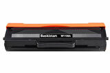 Baskistan HP Laser 107a 106A W1106A Siyah Toner Muadil Çipsiz