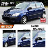 Sts Oto Aksesuar Hyundai Getz 2002-2011 Batman Yarasa Ayna Kapağı Piano Black Abs Plastik