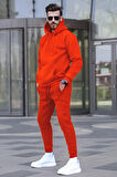 Unisex Oversize 3 İplik Şardonlu Eşofman Takımı