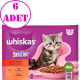 Whiskas Pouch Etli Seçenekler Yavru 4'lü Paket 6 AD