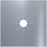 Ocak Koruyucu Alüminyum Ped Seti 5 Adet