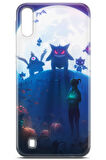 Samsung Galaxy M10 uyumlu Pokemon 12 UV Lans Pokemon Cadılar Bayramı
