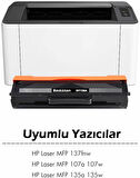 Baskistan HP Laser MFP 135r 106A W1106A Siyah Toner Muadil Çipsiz