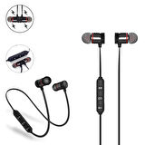 WIRELESS Kablosuz Kulakiçi Kulaklık Bluetooth Şarjlı Mıknatıslı