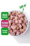 Freeze Dried Frambuazlı Cheesecake Dondurularak Kurutulmuş Atıştırmalık Çıtır Tatlı 300 Gr