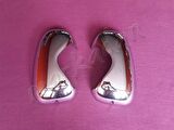 WOC Chrome Renault Trafic Krom Ayna Kapağı 2001-2014 2 Parça Abs Krom