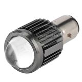 Otomobil Araç Motosiklet Mercekli Far Ampulü Led Far Çift Renk Sarı-Beyaz CSP Led Lamba Delici Yayıcı S2 Uzun Kısa 1 Adet BA20D H6