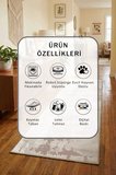 Ceren Vizon Yıkanabilir Yolluk Halı Kaymaz Taban Salon Mutfak Vizon