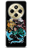 Xiaomi Redmi 14C uyumlu Manga 16 TPU Kimetsu No Yaiba