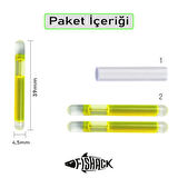 Fishack Jel Balıkçı Fosfor Çiftli 45*39mm 10'lu