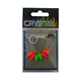 Crystal Renkli Şamandıra Stopper No:3 (6'lı)