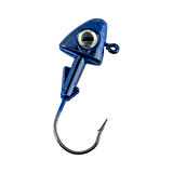 Jighead - Zoka - Kurşunlu Olta İğnesi - (XH-A 07) - Mavi - 6 Gr - 10 Adet