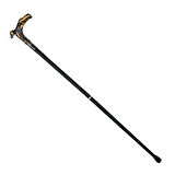 Köpek Başlı Baston - Sterling - 88 cm