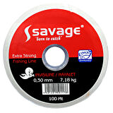 Hayalet Olta Misinası - 100 MT - Savage - 0,22 mm - Sazan, Yayın,Turna, Alabalık