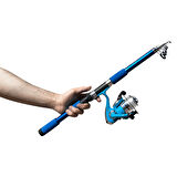 Protackle Combo Kamış Makine Set 3.00 mt Mavi