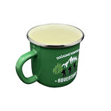 Orcamp Retro Emaye Kupa Bardak Adventure Yeşil OUT-1900