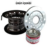 Argeus Jel Yakıtlı Osmanlı Ocağı Siyah