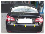 WOC Chrome Citroen C5 Krom Bagaj Alt Çıta 2008 Sonrası Paslanmaz Çelik