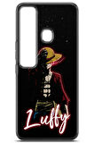 Tecno Spark 7 Pro uyumlu Anime 36 4K Kapak One Piece Luffy Siyah
