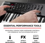 Oxygen 49 V - 49 Tuşlu USB MIDI Klavye Controller, Ritim Pedleri, Akıllı Akor ve Ölçek Modları, Arpejleyici ve Yazılım Paketi Dahil