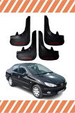 Peugeot 206 Sd tüm kasalar racing yazılı 4’lü tozluk çamurluk paçalık