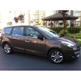 WOC Chrome Renault Scenic 3 Krom Cam Çıtası 2009 Sonrası 4 Parça Paslanmaz Çelik