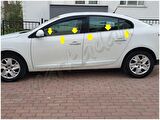 WOC Chrome Renault Fluence Krom Cam Çıtası 2010-2016 4 Parça Paslanmaz Çelik