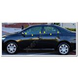 WOC Chrome Toyota Corolla Krom Cam Çıtası 2007-2012 4 Parça Paslanmaz Çelik