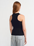  Halter Yaka Fitilli Atlet-Siyah