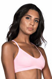 PEMBE MI Emay 4020 Pedli İnce Askılı Büstiyer