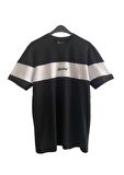 Bisiklet Yaka Parça Ve Dikiş Detaylı T-shirt