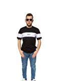 Bisiklet Yaka Parça Ve Dikiş Detaylı T-shirt