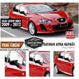 Seat Leon MK2 2009-2012 Batman Yarasa Ayna Kapağı Piano Black ABS Plastik