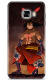 Samsung Galaxy C5 uyumlu Anime 21 HD Koruma One Piece Luffy I
