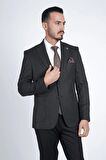 Guild Bonn Torba Cep Dokuma Ceket Siyah