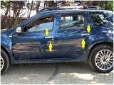 WOC Chrome Dacia Duster Krom Kapı Kolu 2010-2017 4 Kapı Paslanmaz Çelik