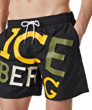 Iceberg ICE3MBM08 Palms Şort Black