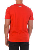 Bikkembergs BKK2MTS04 Half Logo T-Shirt Red