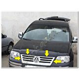 WOC Chrome VW Caddy Krom Ön Panjur Formlu 2004-2010 Paslanmaz Çelik