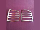 WOC Chrome VW T5 Caravelle Krom Stop Çerçevesi 2003-2010 2 Parça Paslanmaz Çelik