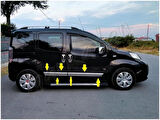 WOC Chrome Fiat Fiorino Krom Yan Kapı Çıtası 2008 Sonrası 4 Parça Paslanmaz Çelik