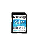 Kingston 64Gb Sdxc Canvas Go Plus 170R C10 UhsI U3 V30